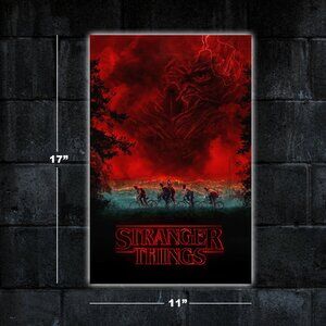 Stranger Things poster - 11x17 wall art print merch gift netflix series movie